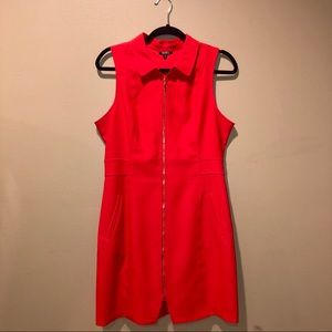Red Professional Attire Dress